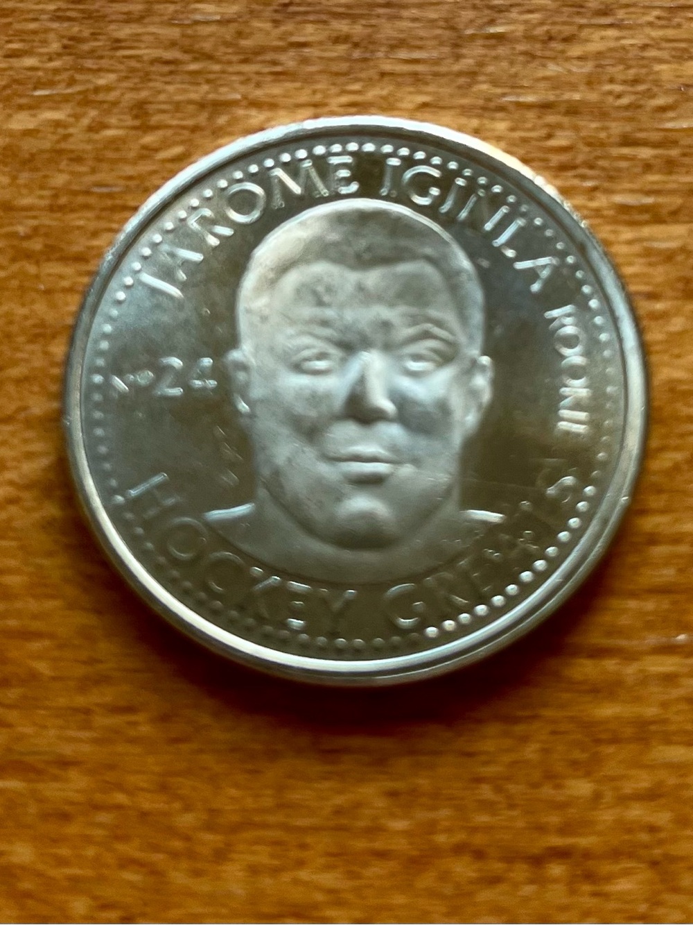 1996-97 Hockey Greats Jarome Iginla Coin